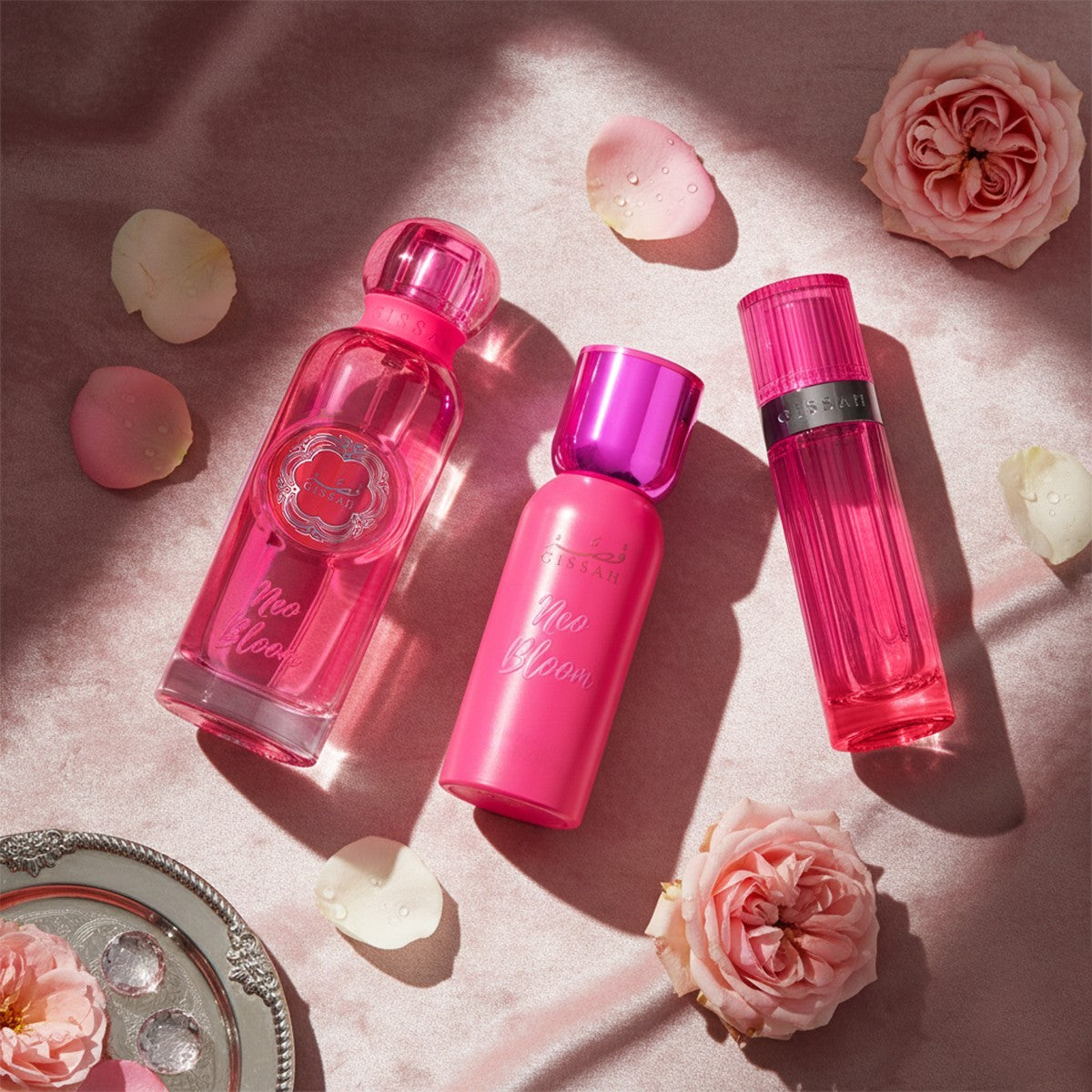 Neo Bloom Fragrance Set by Gissah Fragrances 3-Piece Gift Set