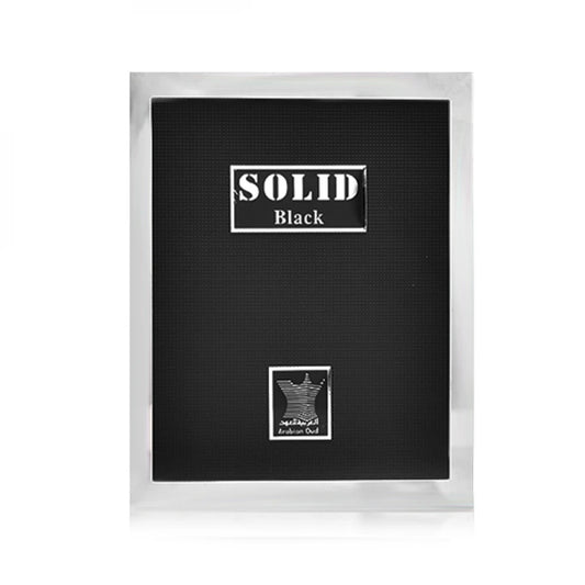 Solid Black by Arabian Oud Eau De Parfum 75ml Spray for Men