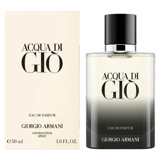 Acqua Di Gio by Giorgio Armani Eau de Parfum for Men – Fresh Aquatic Refillable Fragrance
