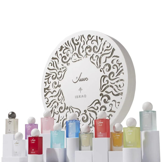 Musk Box 12 × 20ml by Ibraheem Al Qurashi – Luxury Musk Collection