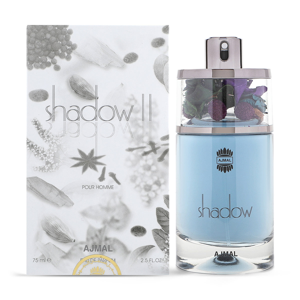 Ajmal Shadow II EDP 75ml – Unisex Woody Spicy Perfume