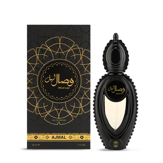 Wisal Layl by Ajmal Eau de Parfum Spray 50ml – Unisex Oud Perfume