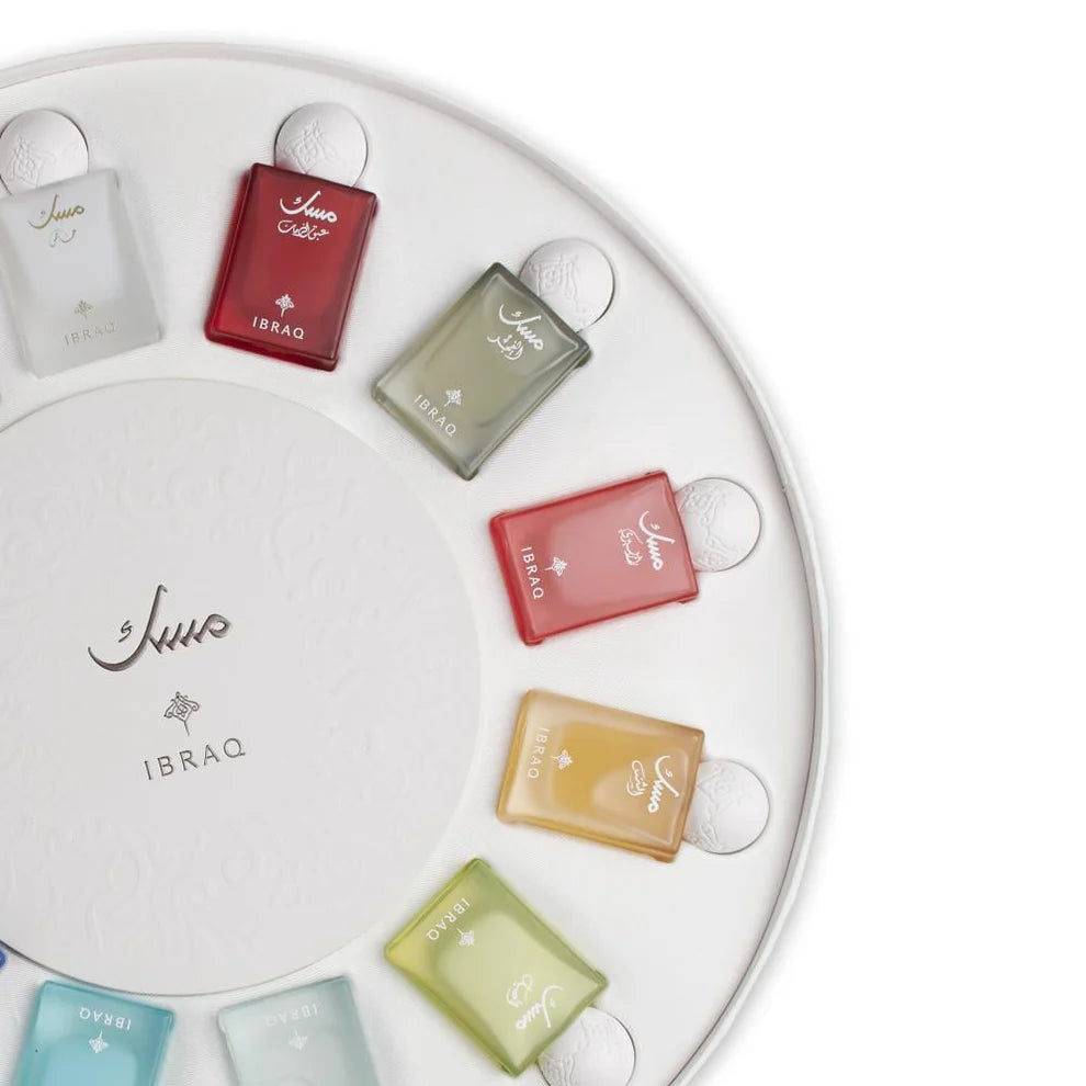 Musk Box 12 × 20ml by Ibraheem Al Qurashi – Luxury Musk Collection