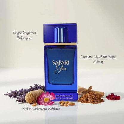 Safari Blue Extrait de Parfum by Abdul Samad Al Qurashi 75ml Spray