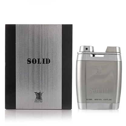 Solid Silver by Arabian Oud Eau De Parfum 75ml Spray for Men
