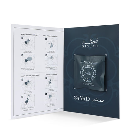 Sanad Perfume Gift Set by Gissah Fragrances 4-Piece Unisex Set