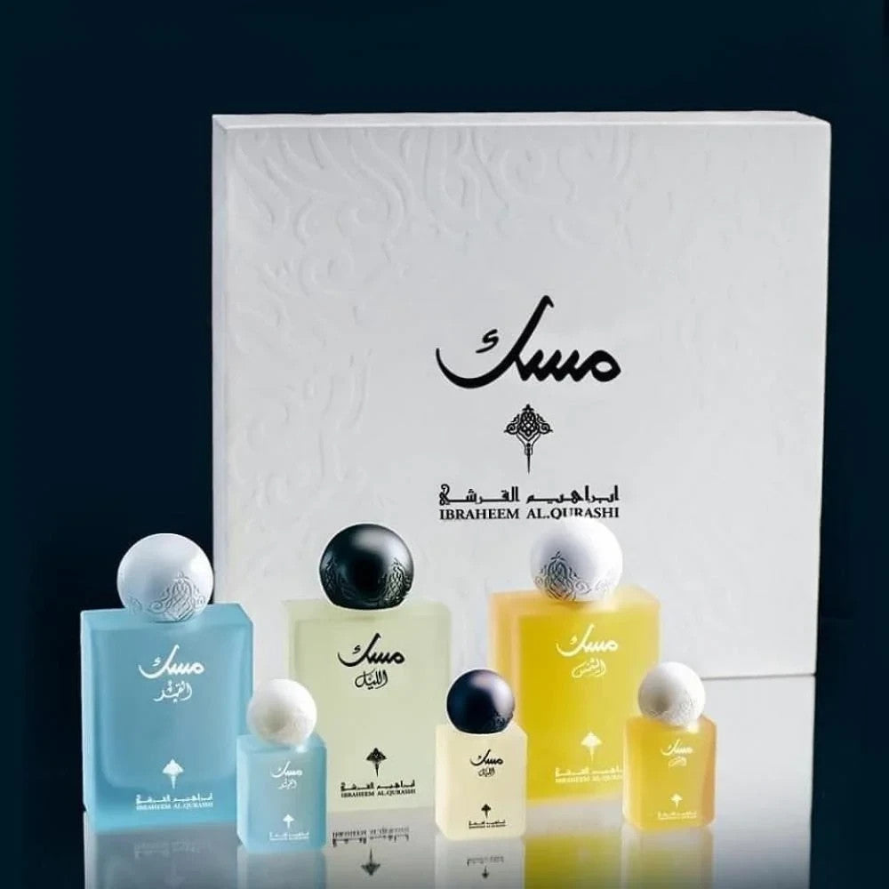 Ibraq Musk Collection by Ibrahim Al Qurashi Luxury 6-Piece Perfume Set