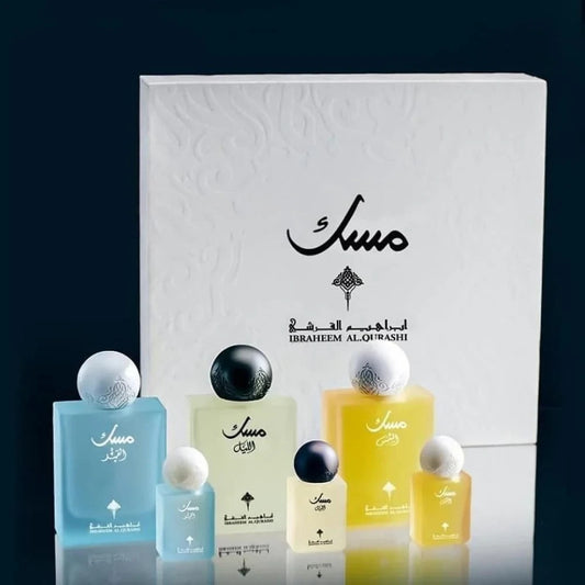 Ibraq Musk Collection by Ibrahim Al Qurashi Luxury 6-Piece Perfume Set