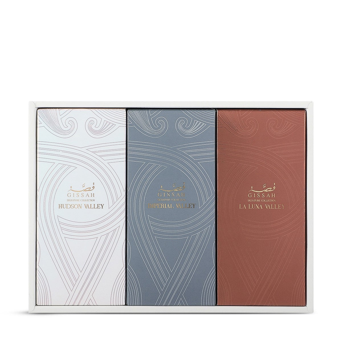 Valleys by Gissah Fragrances 3×50ml Luxury Perfume Gift Set
