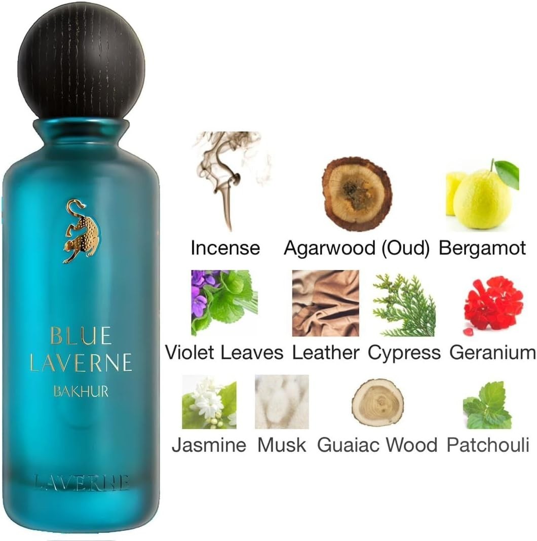 Blue Laverne Bakhur by Laverne Perfumes Eau De Parfum 200ml Spray