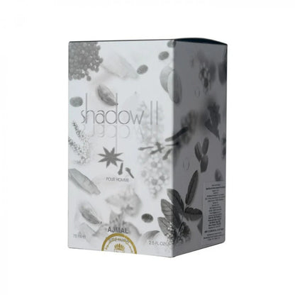 Shadow II for Him by Ajmal Eau De Parfum 75ml Spray for Men