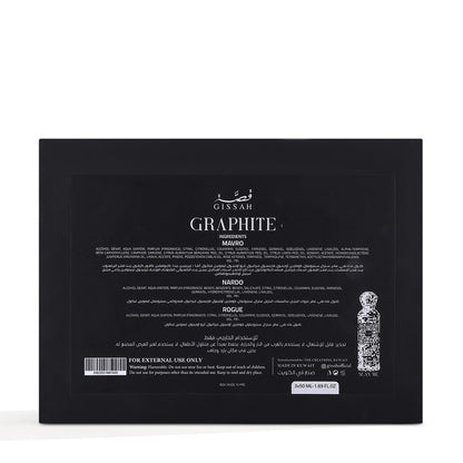 Graphite by Gissah Fragrances 3×50ml Luxury Unisex Perfume Set
