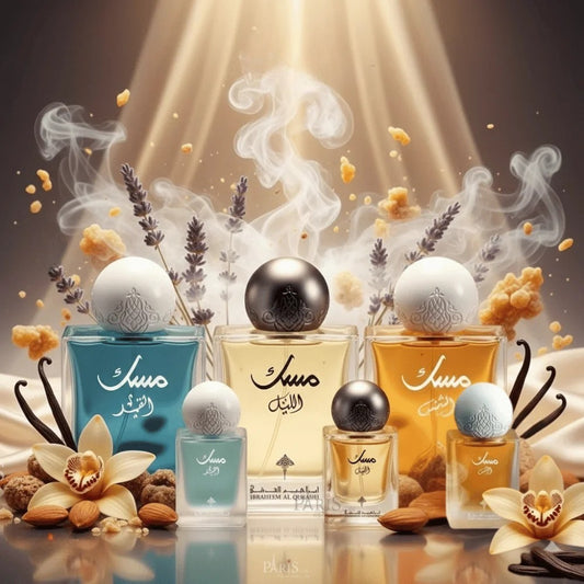 Ibraq Musk Collection by Ibrahim Al Qurashi Luxury 6-Piece Perfume Set