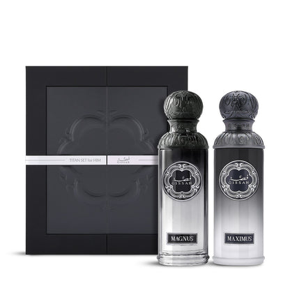 Titan For Him Set by Gissah Fragrances Eau De Parfum 2×90ml Gift Set
