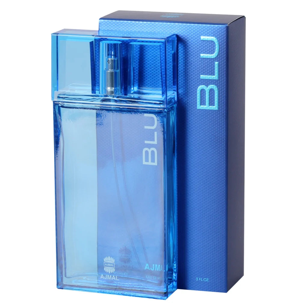 Blu by Ajmal Eau de Parfum 90ml – Men's Fresh Aquatic Fragrance
