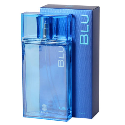 Blu by Ajmal Eau de Parfum 90ml – Men's Fresh Aquatic Fragrance