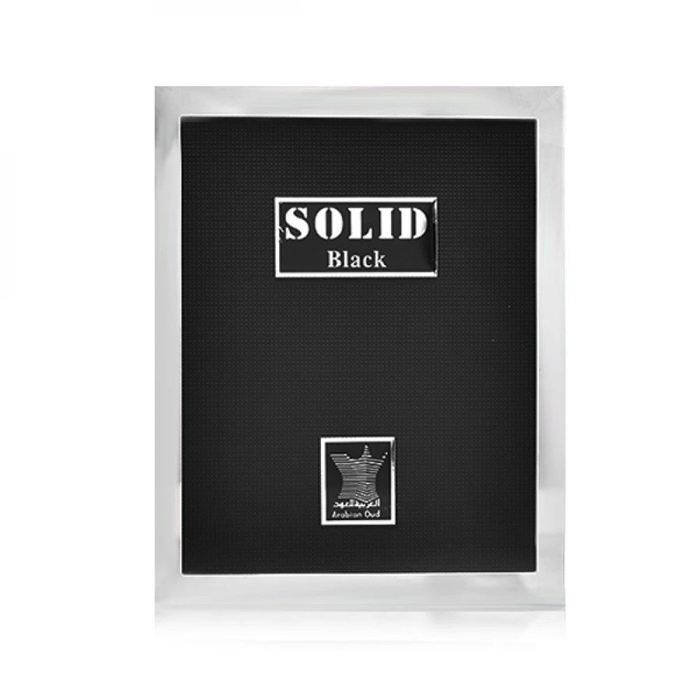 Solid Black by Arabian Oud Eau De Parfum 75ml Spray for Men
