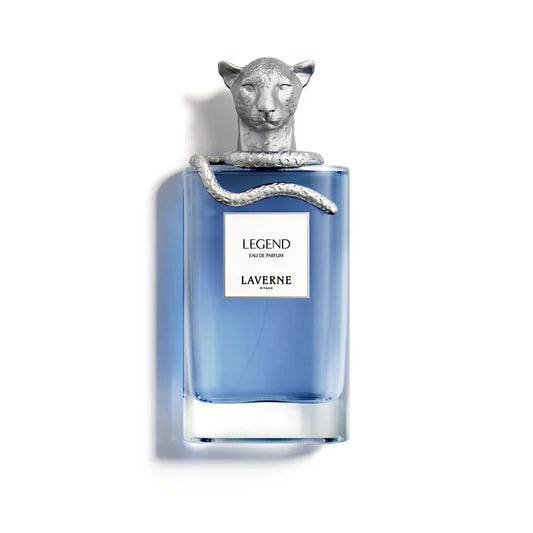 Legend by Laverne Eau de Parfum 100ml for Men with pineapple, mandarin, pink pepper, juniper berries, iris, amber, sandalwood, musk, and patchouli.