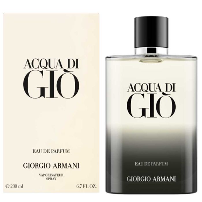 Acqua Di Gio by Giorgio Armani Eau de Parfum for Men – Fresh Aquatic Refillable Fragrance