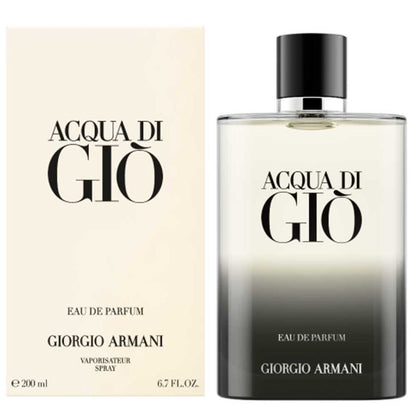 Acqua Di Gio by Giorgio Armani Eau de Parfum for Men – Fresh Aquatic Refillable Fragrance