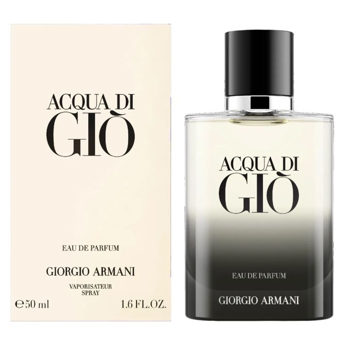 Acqua Di Gio by Giorgio Armani Eau de Parfum for Men – Fresh Aquatic Refillable Fragrance