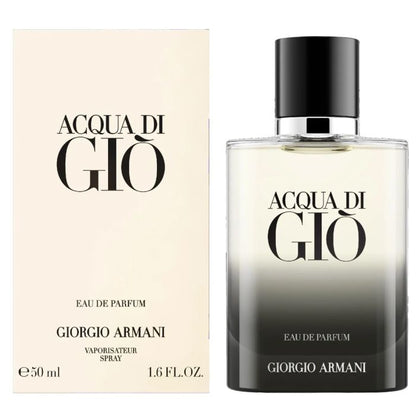 Acqua Di Gio by Giorgio Armani Eau de Parfum for Men – Fresh Aquatic Refillable Fragrance
