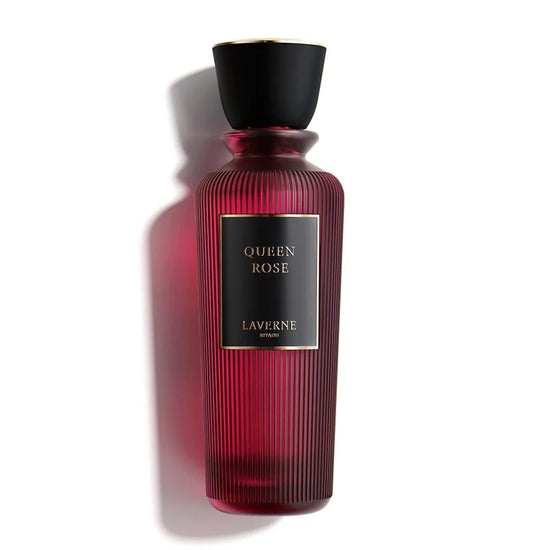 Queen Rose by Laverne Eau de Parfum 200ml for Women with pomegranate, berries, peony rose, musk, patchouli, and sandalwood.