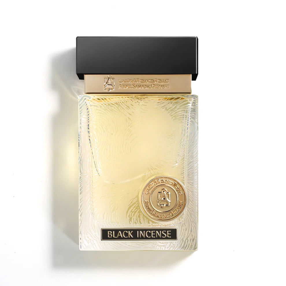 Black Incense by Abdul Samad Al Qurashi oriental oud perfume with amber and sandalwood.