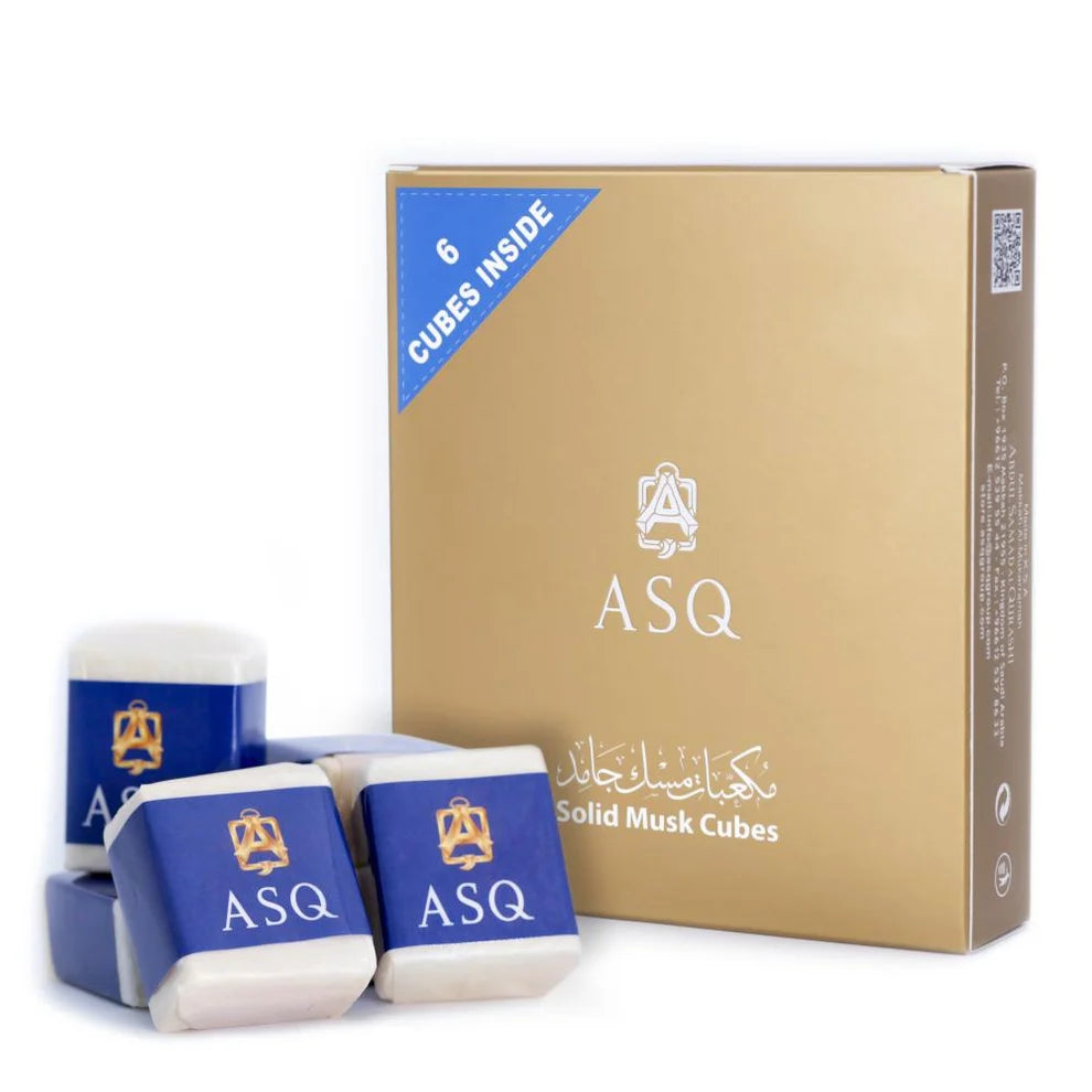 Solid Musk Cubes by Abdul Samad Al Qurashi 6 Pieces 30g