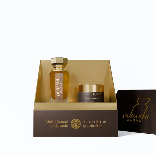 Qurashi Blend ASQ by Abdul Samad Al Qurashi Gift Set 90ml + Incense 20g – Unisex