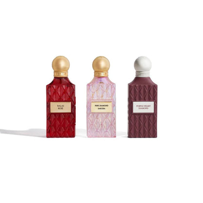 Maroon Diamond Set by Ibrahim Al Qurashi 3 × 75ml Unisex Perfume Set
