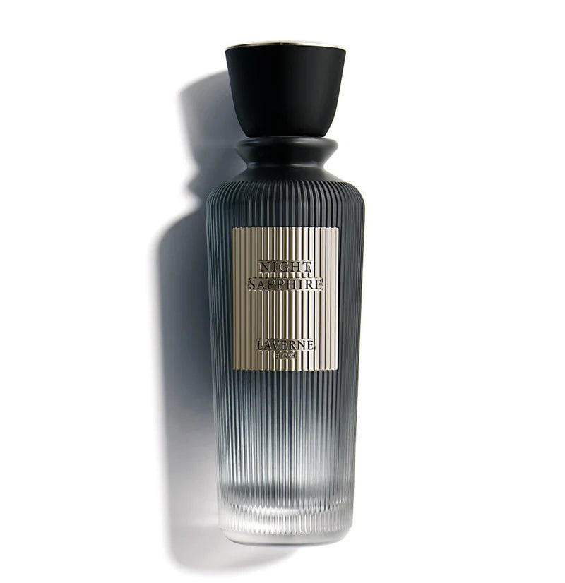 Night Sapphire by Laverne Eau de Parfum 200ml for Women with white jasmine, sakura blossoms, nutmeg, mandarin, sandalwood, amber, and white musk.