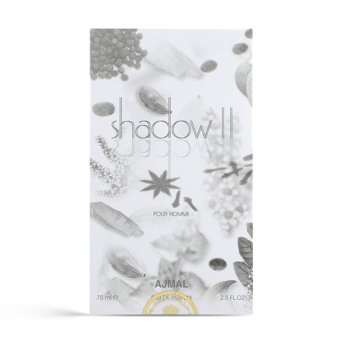 Ajmal Shadow II EDP 75ml – Unisex Woody Spicy Perfume