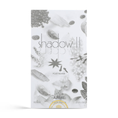 Ajmal Shadow II EDP 75ml – Unisex Woody Spicy Perfume