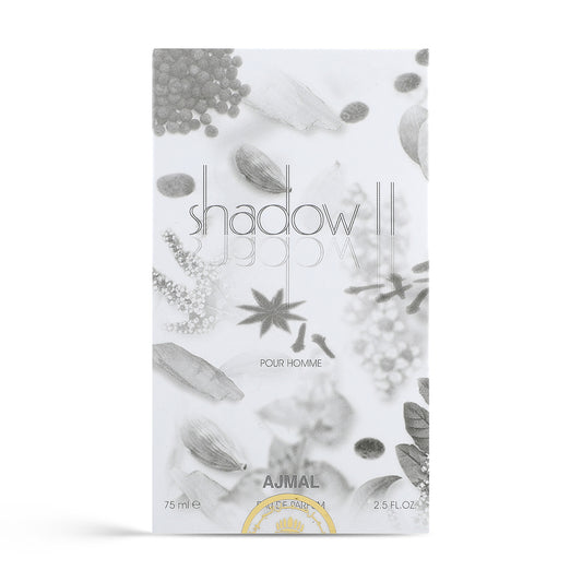 Ajmal Shadow II EDP 75ml – Unisex Woody Spicy Perfume