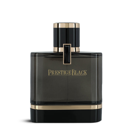 Prestige Black by Al Majed Oud Eau de Parfum Spray 100ml Unisex Leather Woody Perfume