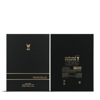 Prestige Black by Al Majed Oud Eau de Parfum Spray 100ml – Unisex
