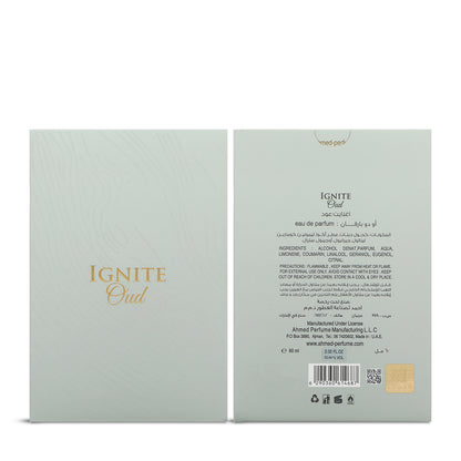 Ignite Oud by Ahmed Al Maghribi Eau de Parfum Spray 60ml – Unisex
