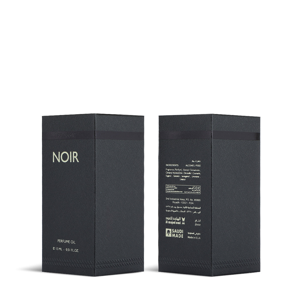 Noir by Al Majed Oud Perfume Oil 15ml – Unisex