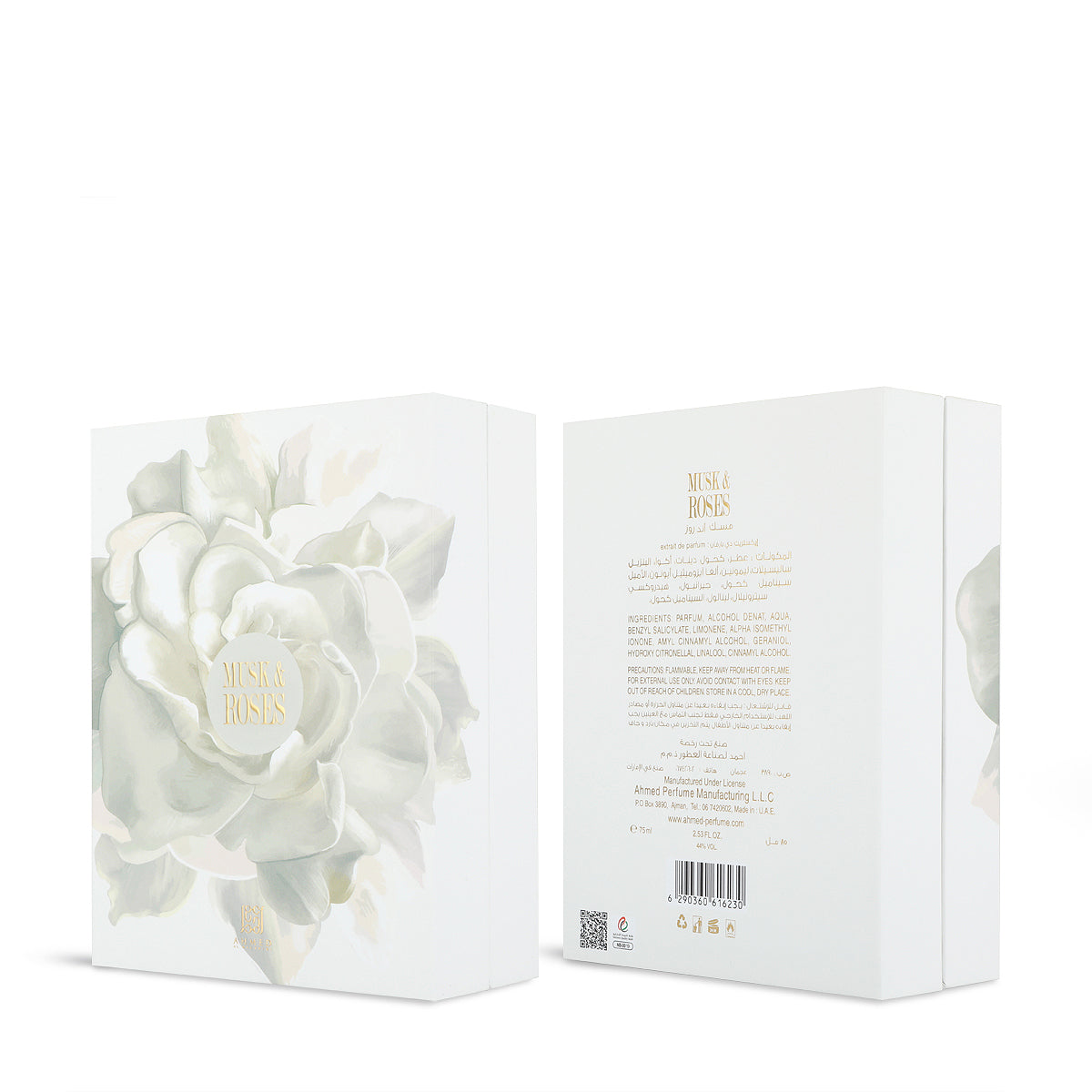 Musk & Roses by Ahmed Al Maghribi Eau de Parfum Spray 75ml – Unisex