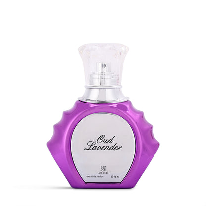 Oud Lavender by Ahmed Al Maghribi Eau de Parfum Spray 75ml Unisex Oud Floral Perfume