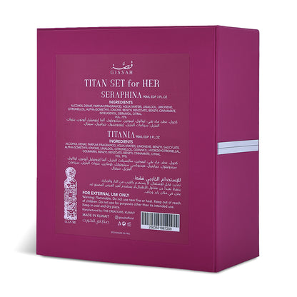 GISSAH TITAN SET EDP FOR WOMEN