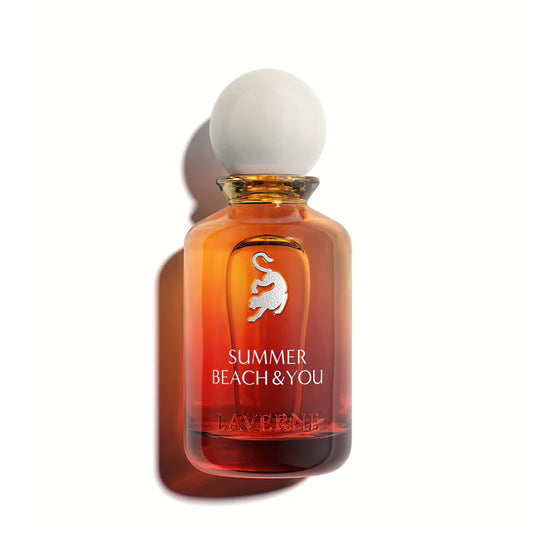 Summer Beach & You by Laverne Eau de Parfum 100ml for Men with bergamot, artemisia, lavender, benzoin, vanilla, and tonka bean.