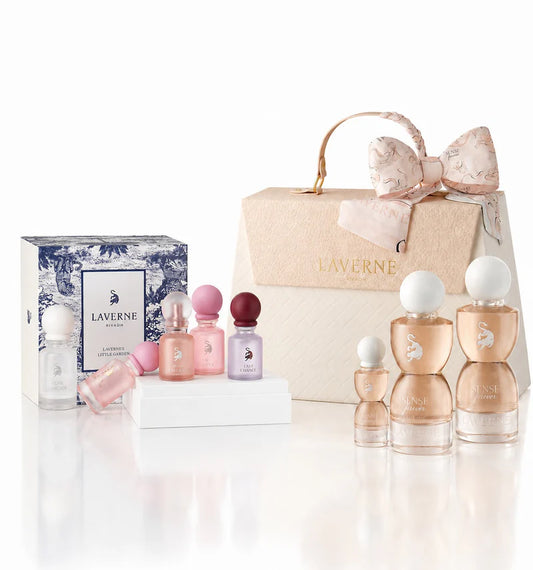 Women's Set by Laverne featuring the Sense Forever collection and five handbag perfumes in a luxury gift set for women.