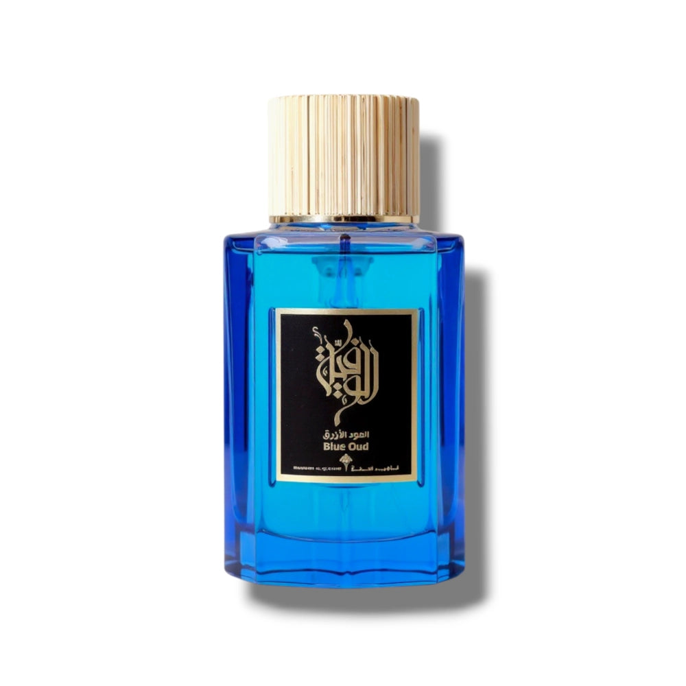 Blue Oud by Ibrahim Al Qurashi Eau de Parfum Spray 100ml with Cambodian Oud Patchouli Leather Tobacco and Amber