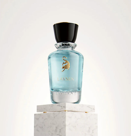 Laysen by Laverne Eau de Parfum 100ml unisex fragrance with amber, musk, smoky woods, soft spices, citrus, and balsamic notes.