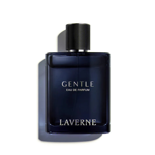 Gentle by Laverne Eau de Parfum 100ml for Men with oud wood, cypress, lily of the valley, raspberry, leather, and musk.